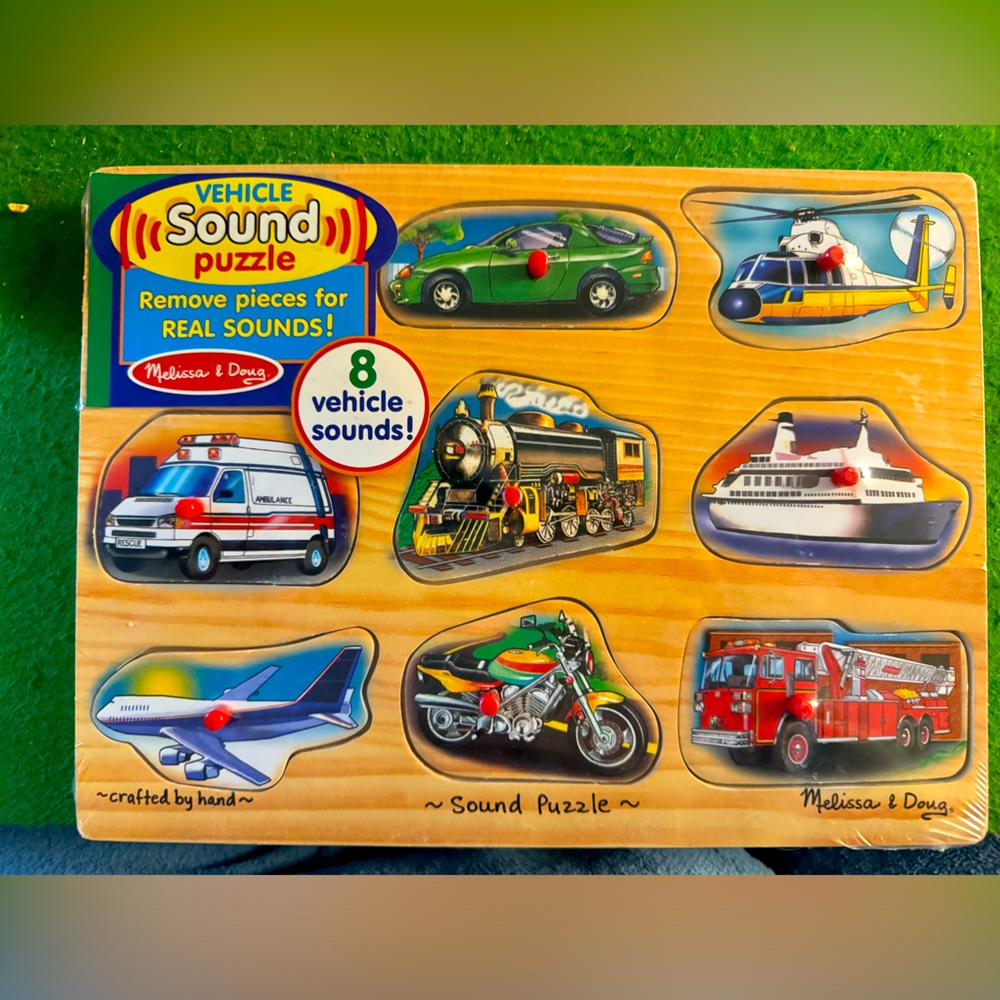 New in Plastic Melissa & Doug Sound Puzzle